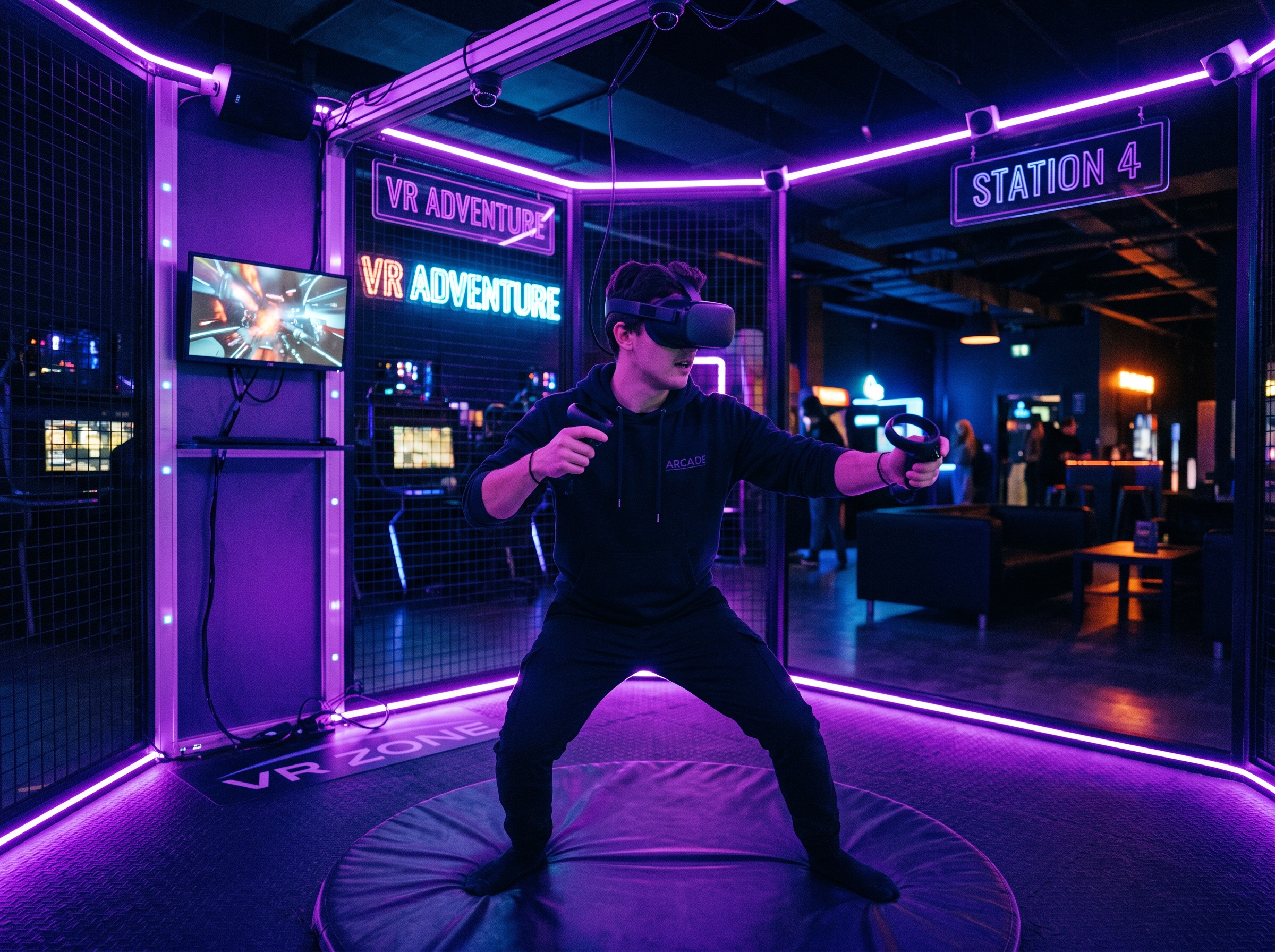 Zona de realidad virtual en Pixel Arena Venezuela